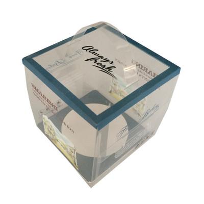 佳捷纸制品厂家直销高端手提西点小吃盒 蛋糕慕斯透明包装盒